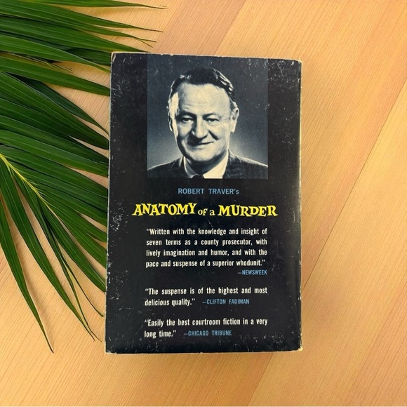 VINTAGE 1959 Paperback – Anatomy of a Murder by Robert Traver - Picture 2 of 8